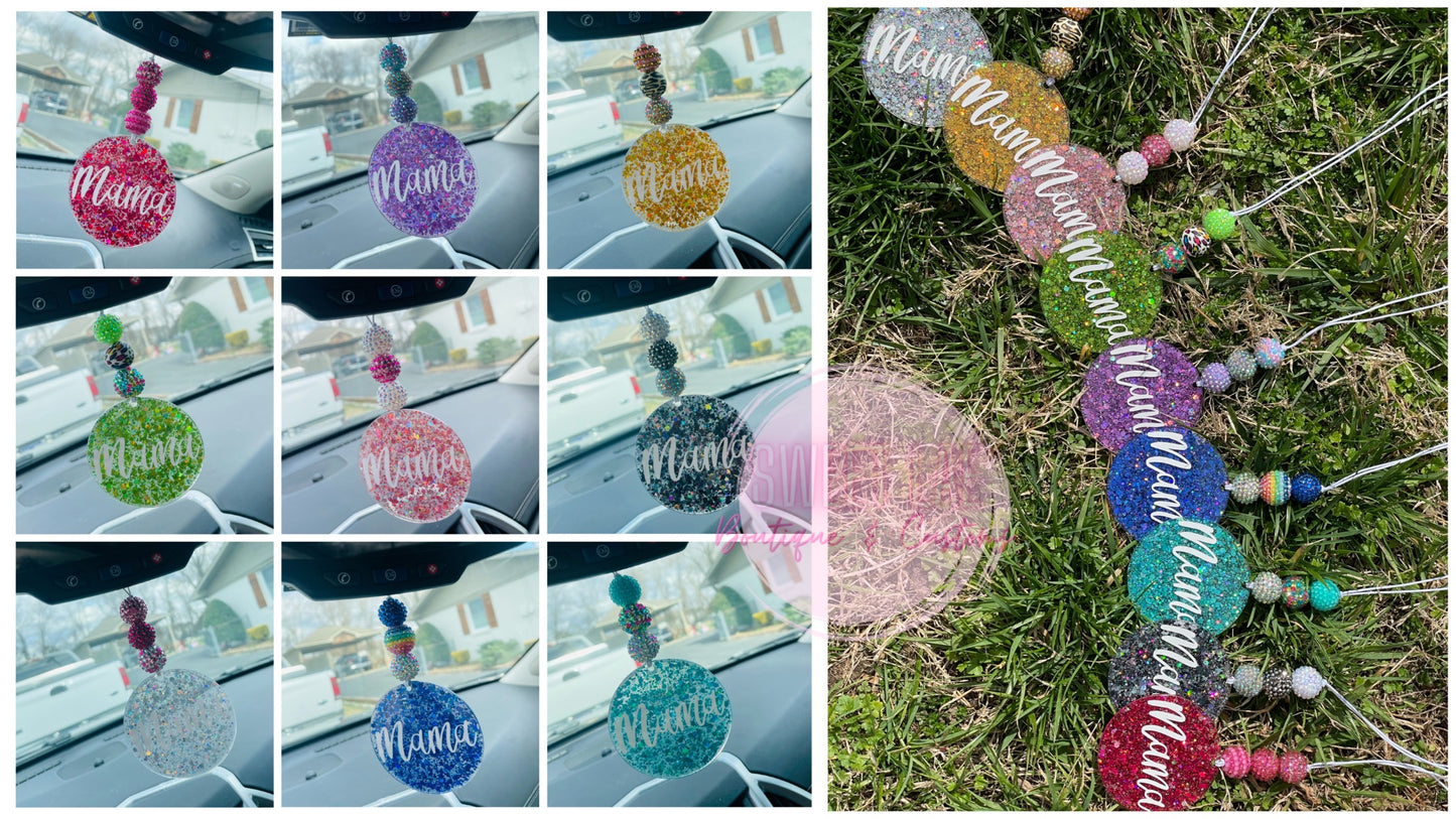 Personalized Car Charm