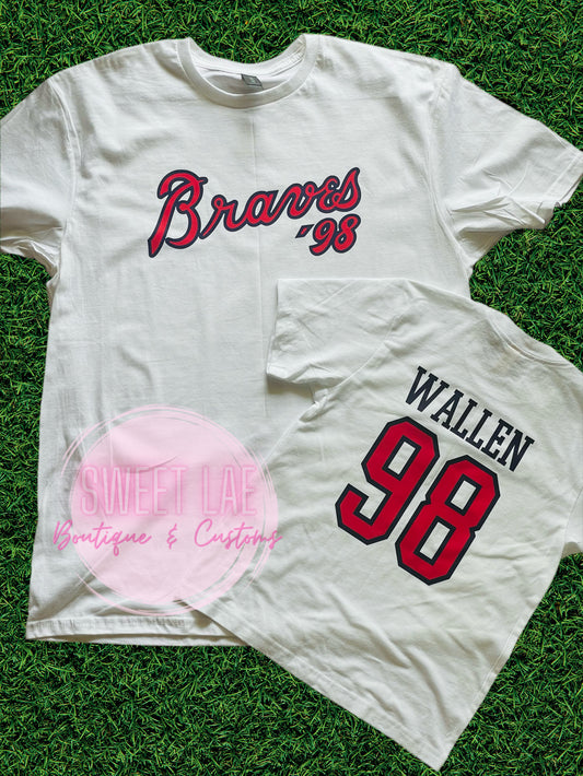 98 Braves Wallen Blue Outline