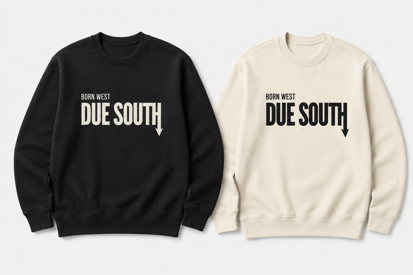 Born West Due South Embroidered Sweatshirt