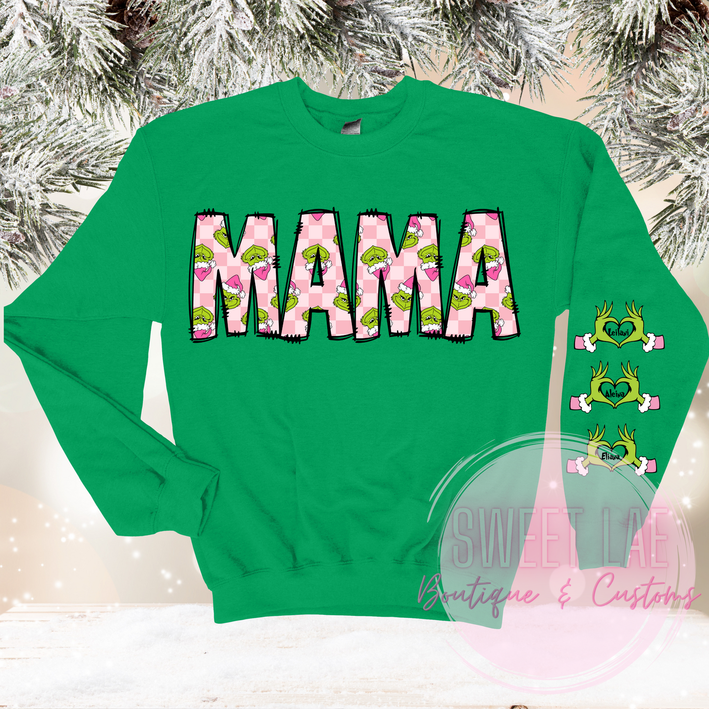 Mama Grinch Personalized