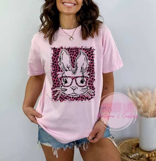 Pink Leopard Bunny