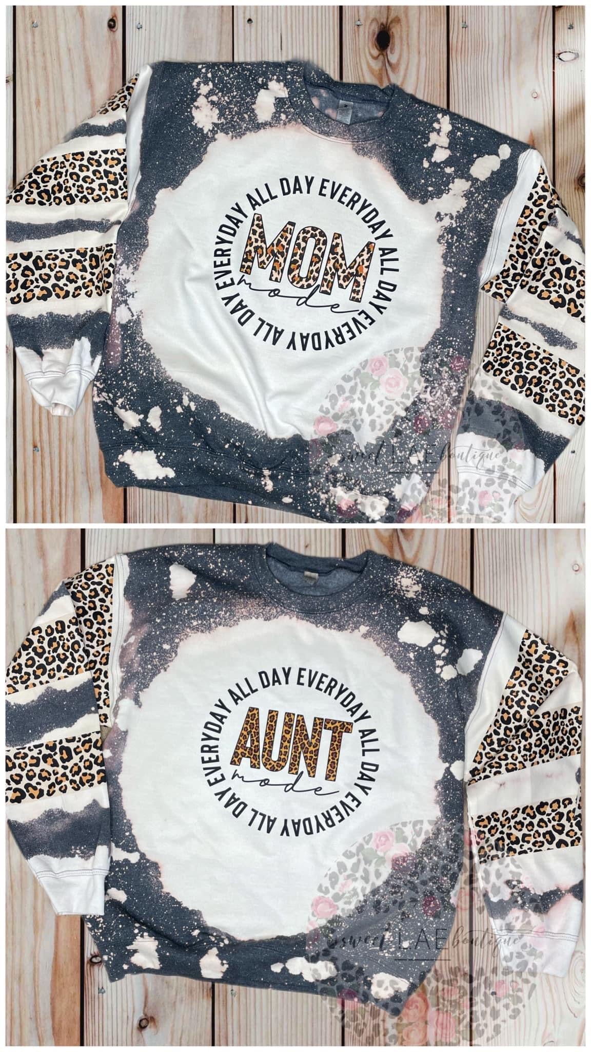 Bleached Mom/Aunt Sweatshirt